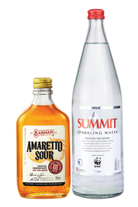 Sparkling Barman - Amaretto Sour